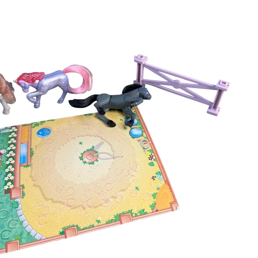 Vintage 90's Littlest Pet Shop Zoo Arabian Prances Ponies Horses - Picture 4 of 6
